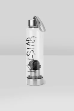 Killstar Crystal Glass Water Bottle -Kill Star Store KILLSTAR CRYSTAL GLASS WATER BOTTLE G