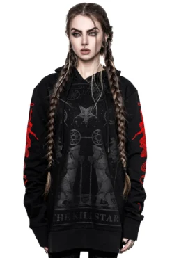 KILLSTAR Oversized Hoodie -Kill Star Store KILLSTAR OVERSIZED HOODIE D