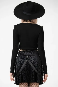 Kitty Pride Skater Skirt [B] -Kill Star Store KITTY PRIDE SKATER SKIRT W E