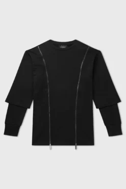 Killstar Kyanite Plus Size Top with Statement Zips -Kill Star Store KRYANITE TOP PLUS F