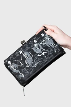 KILLSTAR La Danse Wallet - Gothic Skeleton Faux Leather Purse