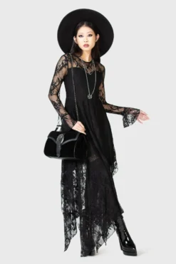 KILLSTAR Lady Arachne Handbag - Velvet Goth Shoulder Bag 9 KILLSTAR Lady Arachne Handbag - Velvet Goth Shoulder Bag -Kill Star Store LADY ARACHNE HANDBAG PLUS W E scaled