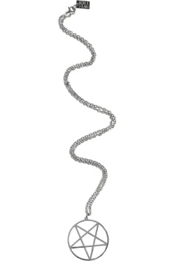 Killstar Lavey Pentagram Necklace - Large Stainless Steel Pendant 5 Killstar Lavey Pentagram Necklace - Large Stainless Steel Pendant -Kill Star Store LAVEY PENTAGRAM NECKLACE