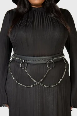 KIHILIST Learn From Miseries Spiked Gothic Belt - Plus Size Accessory -Kill Star Store LEARN FROM MISERIES BELT PLUS W B b1ba1b95 2423 41d8 8aed 2e0dd5ac9c03