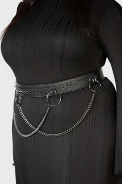 KIHILIST Learn From Miseries Spiked Gothic Belt - Plus Size Accessory -Kill Star Store LEARN FROM MISERIES BELT PLUS W D 61ba3a0c 919d 4eae ab39 fb3511d1f8ce