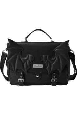 KILLSTAR Le Fey Messenger Bag with Demonic Wing Statement -Kill Star Store LEFAY MESSENGERBAG