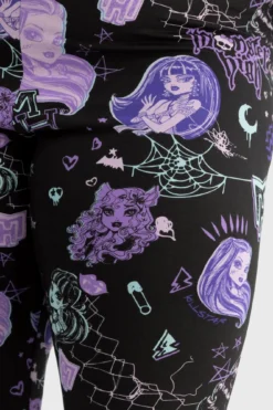 KILLSTAR x Monster High Lets Bolt Printed Leggings -Kill Star Store LETS BOLT LEGGINGS PLUS W D 56b038c7 876b 4273 a10e eaae7ba6cb8b