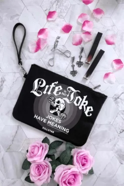 KILLSTAR Life Is No Joke Makeup Bag