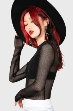 Lilith's Moon Bodysuit 7 Lilith's Moon Bodysuit -Kill Star Store LILITHS MOON BODYSUIT W E