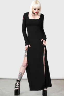 Lilith's Rage Long Sleeve Dress -Kill Star Store LILITHS RAGE LONG SLEEVE DRESS W D