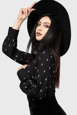 Wednesday x KILLSTAR Love Is Torture Blouse