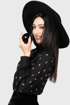 Wednesday x KILLSTAR Love Is Torture Blouse -Kill Star Store LOVE IS TORTURE BLOUSE W E