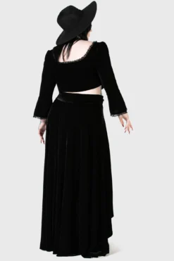 KILLSTAR Lucarna Hi-Low Skirt [PLUS] -Kill Star Store LUCARNA HI LOW SKIRT PLUS W D