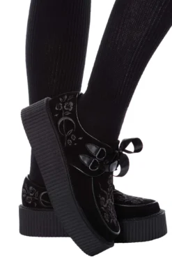 KILLSTAR Luci-Fairy Embroidered Platform Creepers -Kill Star Store LUCI FAIRY CREEPERS B