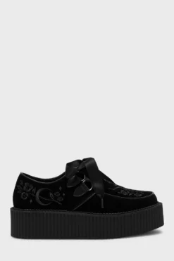 KILLSTAR Luci-Fairy Embroidered Platform Creepers