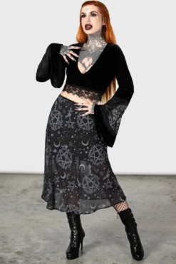 Luella Bias Midi Skirt -Kill Star Store LUELLA BIAS MIDI SKIRT W E