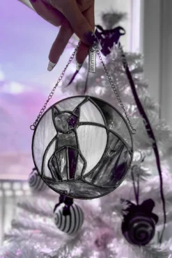 Luna Stained Glass Wall Hanging