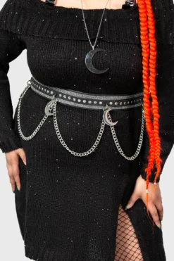 KILLSTAR Luna's Levitation [PLUS] Belt with Moon Pendants -Kill Star Store LUNAS LEVITATION BELT PLUS W D
