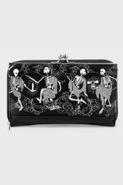 KILLSTAR La Danse Wallet - Gothic Skeleton Faux Leather Purse -Kill Star Store La Danse Wallet G