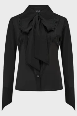 Lyricore Blouse -Kill Star Store LyricoreBlouse Black 1