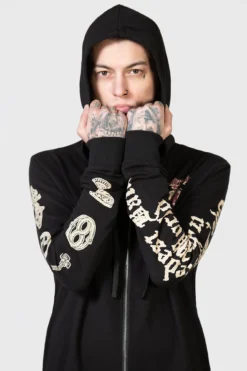 KILLSTAR Magic Circle Unisex Zip Hoodie - Twin Temple Collection -Kill Star Store MAGIC CIRCLE HOODIE MENS c