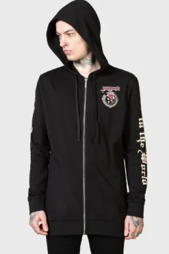 KILLSTAR Magic Circle Unisex Zip Hoodie - Twin Temple Collection -Kill Star Store MAGIC CIRCLE HOODIE MENS d