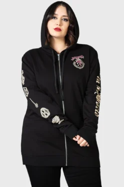 KILLSTAR Magic Circle Unisex Zip Hoodie - Twin Temple Collection -Kill Star Store MAGIC CIRCLE HOODIE PLUS W B 4c876f40 a0ae 4a4d 9df4 8081bc75f737