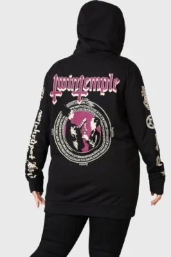 KILLSTAR Magic Circle Unisex Zip Hoodie - Twin Temple Collection -Kill Star Store MAGIC CIRCLE HOODIE PLUS W C bdf6c1c0 30f0 4cae b361 d3dc79482040
