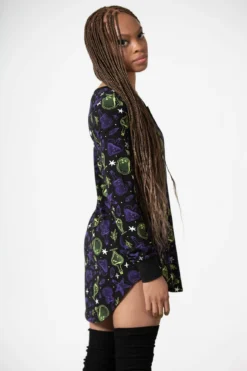 Magic Laze Lounge Dress -Kill Star Store MAGIC LAZE SLEEP DRESS W E