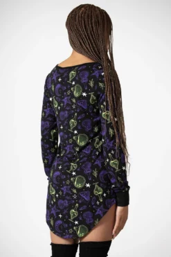 Magic Laze Lounge Dress -Kill Star Store MAGIC LAZE SLEEP DRESS W F