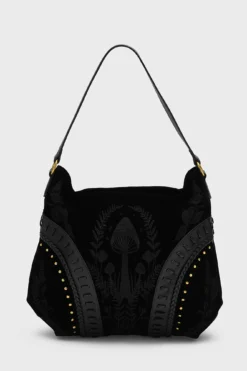 KILLSTAR Magictwill Embroidered Velvet Bag