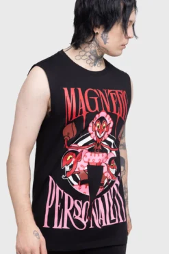 KILLSTAR x HIM Magnetic Personality Vest - Licensed Graphic Tank -Kill Star Store MAGNETICPERSONALITYVEST MENS D
