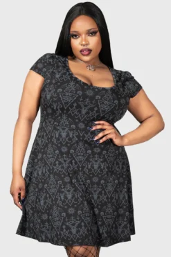 KILLSTAR Maiden's Spirit Skater Dress [PLUS]