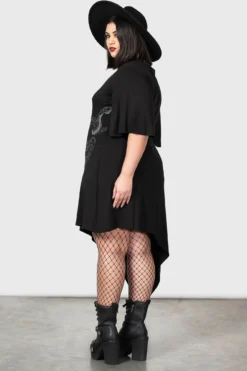 KILLSTAR Maple Asymmetric Dress [PLUS] -Kill Star Store MAPLE ASYMMETRIC DRESS PLUS W F