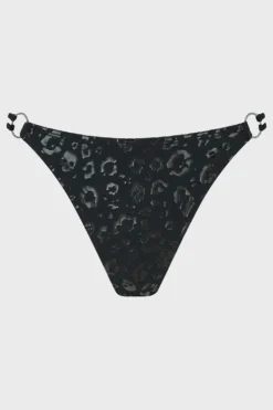 Midnight Roar Bikini Bottoms -Kill Star Store MIDNIGHTROARBIKINIBOTTOMS BLACK 1