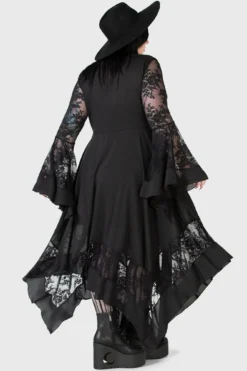 Killstar Misty Night Maxi Dress - Plus Size Gothic Lace Gown -Kill Star Store MISTY NIGHT MAXI DRESS PLUS W E 6da219e9 33e2 49c2 bb46 3d3c4a83661f