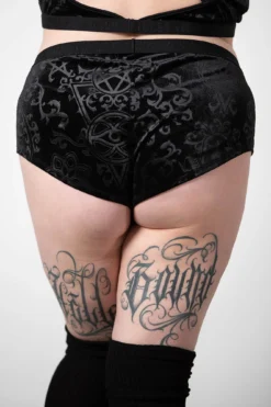 KILLSTAR Moody Plus Size Activewear Panty -Kill Star Store MOODY PANTY PLUS E