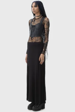 Moonless Corset Top -Kill Star Store MOONLESS CORSET TOP W F