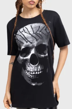 KIHILIST Moonlit Reaper Relaxed Fit Graphic T-Shirt
