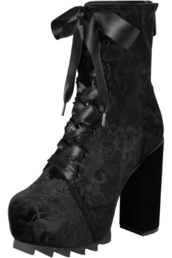 KILLSTAR Mormaer Velvet Platform Boots 13 KILLSTAR Mormaer Velvet Platform Boots -Kill Star Store MORAER BOOTS G