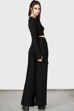 Moray High Waisted Trousers 8 Moray High Waisted Trousers -Kill Star Store MORAY HIGH WAISTED TROUSERS W 5