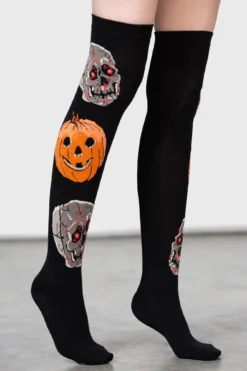 KILLSTAR Morbid Over Knee Socks