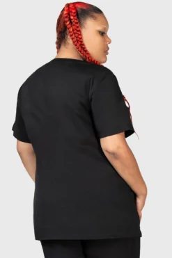 KILLSTAR Mors T-Shirt [Plus Size] -Kill Star Store MORS TSHIRT PLUS W D