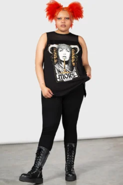 Killstar Mors Vest [Plus Size] -Kill Star Store MORS VEST PLUS W D