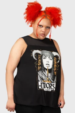 Killstar Mors Vest [Plus Size] -Kill Star Store MORS VEST PLUS W E
