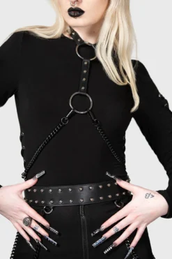 KILLSTAR My New Muse Harness - Multi-Way Faux Leather Statement Piece