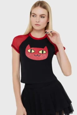 KILLSTAR Marceline Kitty Crop T-Shirt - Adventure Time Collection