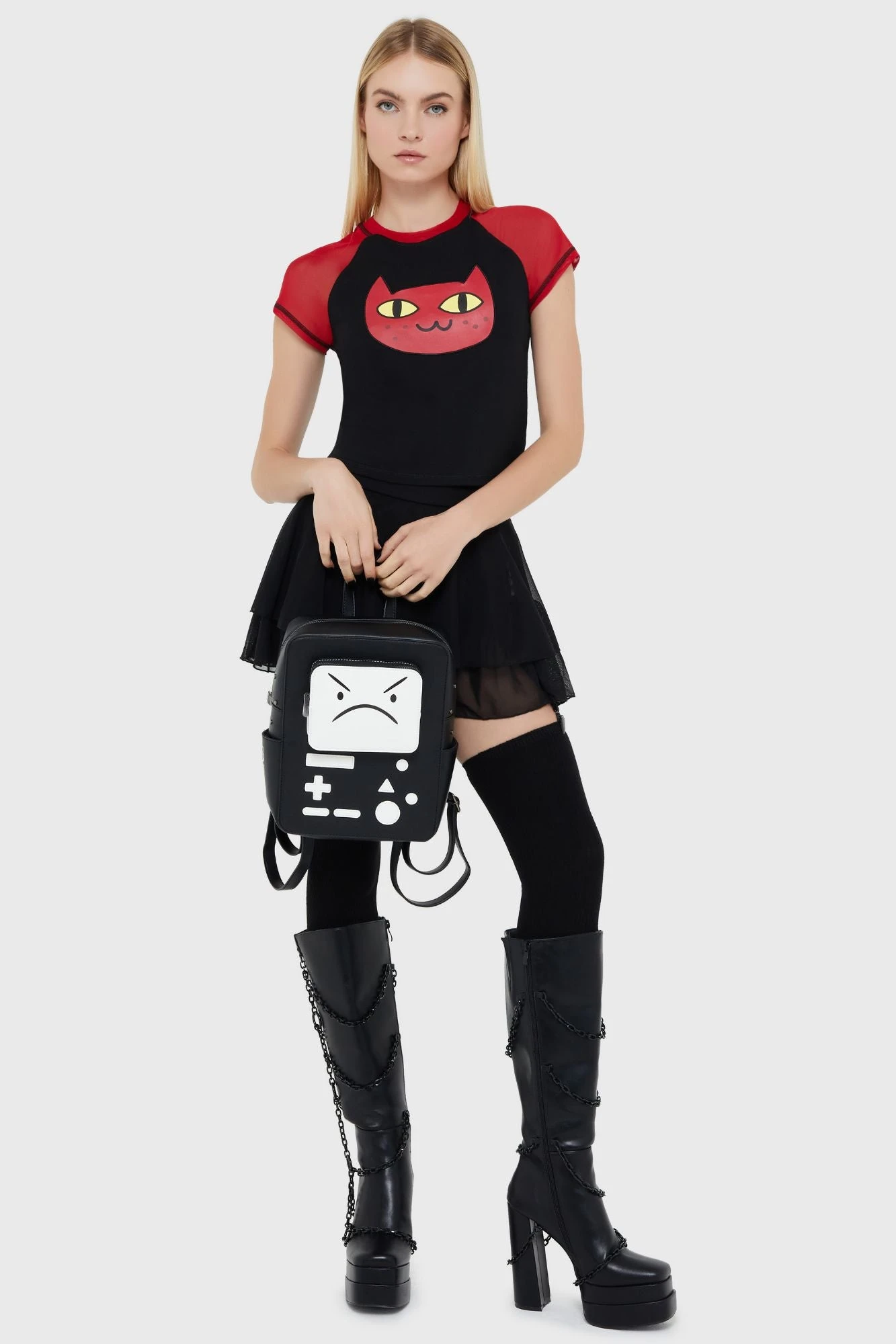 KILLSTAR Marceline Kitty Crop T-Shirt - Adventure Time Collection 3 KILLSTAR Marceline Kitty Crop T-Shirt - Adventure Time Collection - Image 3