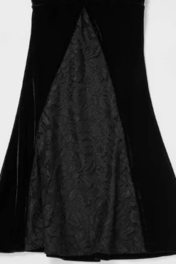 Killstar Marisola Velvet Flare Leggings [Plus Size] -Kill Star Store Marisola Flares D