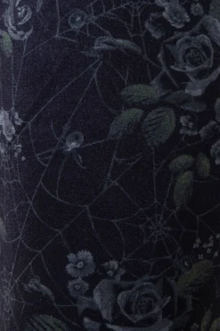 Midnight Rose Leggings 9 Midnight Rose Leggings -Kill Star Store MidnightRoseLeggings E